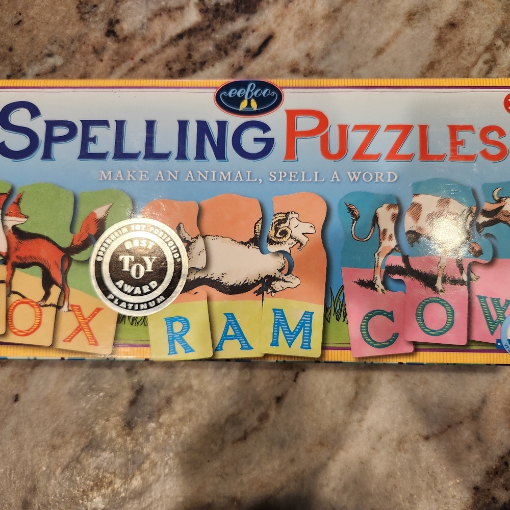 eeBoo Spelling Puzzle